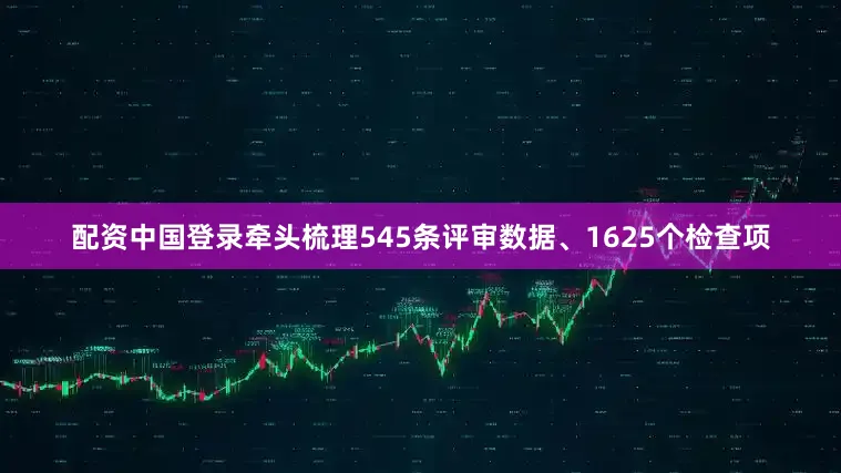 配资中国登录牵头梳理545条评审数据、1625个检查项